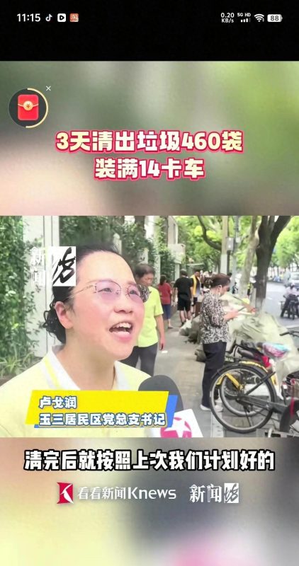 令人震惊！上海一位独居老人去世三天后，其位于价值3600万的豪宅中的垃圾被清理，竟装满了14辆卡车。-阿旺资源分享网