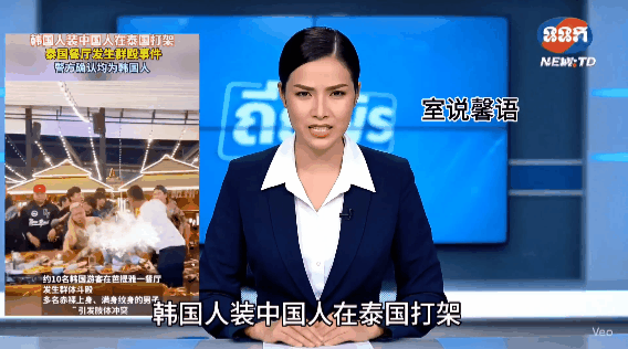 韩国媒体批评韩国男性在泰国参与斗殴事件，认为这一行为损害了国家形象。-阿旺资源分享网