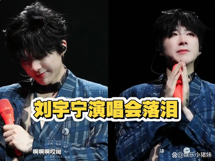 在刘宇宁武汉演唱会现场，他情绪失控，痛哭流涕。他表示：“我之所以说出‘干够了’，全是因为你们的支持，让我有了坚持下去的动力。”-阿旺资源分享网