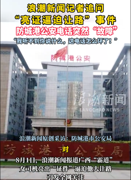 记者追查亮证女子身份 ，警方回应：电话为何故障？这难道是在搪塞公众吗？-阿旺资源分享网
