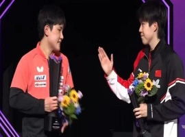 王楚钦积极与张本智和握手庆祝，许昕就其医疗暂停争议发表看法-阿旺资源分享网