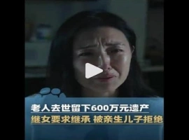 600万遗产案，继女与亲生子争产，继女与母共得137万，家庭纠纷升级。-阿旺资源分享网