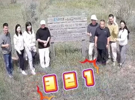马云探访蚂蚁森林：现场打卡留念，与6年前种植的柠条树竞相生长-阿旺资源分享网